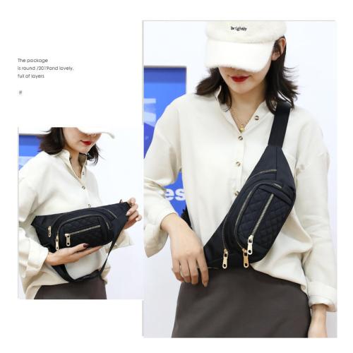Versatile Nylon Shoulder Messenger Bag Outdoor Running Sports Multifunctional Ladies Waist Bag
