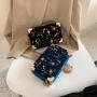 Custom 2024 velvet box hand bag Hot seller Fashion Vintage Design Luxury Bags Chain Shoulder Purses for women