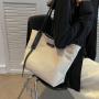 2023 Large Capacity Canvas Tote Bag Plain All-Match Simple Para Mujeres Bolso Bolsas Famous Brands Designer Shoulder Bags