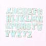 Factory Wholesale 3M Sticker Chenille Patches Custom Chenille Patches Alphabet Bag & Clothes DIY Chenille Patch Letter