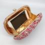 New Gown Crystal Rhinestone Women's Elegant Clutches Bags Dress Party Stone Elegant Clutches Bags Metal Clutch Purse Frames