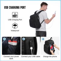 LOVEVOOK 2022 Waterproof Work Teacher/Nurse Travel Backpack 15.6 Inch Large Business College Bookbag Men Women Laptop Backpacks