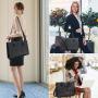 Designer Luxury Laptop Bag Women Waterproof Leather Computer Tote Bag Business Office Briefcase Large Capacity Handbag