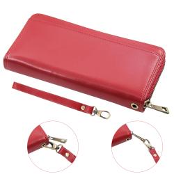 Hot sale long wallet women leather purse women long wallet leather wallet purse for women