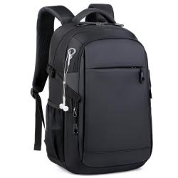 Men's backpack black nylon computer laptop backpacks customized LOGO shoulder bag manufacturers student school backpack