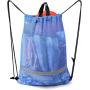 Gelory Wholesale Reusable Custom Eco Friendly Nylon Reflective Football Kickboard Mesh Drawstring Backpack Bags With Zipper Pocket