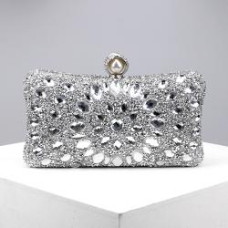Diamond Inlaid Dinner Bag Women's Fashion Banquet Versatile Dress Evening Bag
