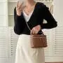 New Design Women Small Crossbody Purses Circle Designs Pu Leather Side Shoulder Chain Mini Hand Bags