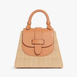 Factory Customized Summer Womens Handbags Luxury Vegan Leather Straw Raffia Fully Custom Elegant Beach Bags Ladies Hand Bags