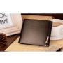 Leather Key Chain Wallet Gift Set for Men Custom Vegan PU Leather RFID Blocking Bifold Wallet