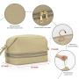 Travel Toiletry Bag Large Wide-open Travel Bag  Cosmetic Bags for Toiletries  Make with Handle