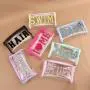 keymay 2024 Fashion Waterproof PVC Zipper Pouch Custom Logo Transparent Toiletry Makeup Bag Clear Cosmetic Bag