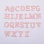 Factory New Products Self Adhesive A-Z Alphabet Bling Pearl Rhinestone 3D Handmade  DIY Embroidery Chenille Patches