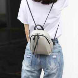 2024 Custom Women Mini Backpack Multi-function Ladies Backpacks Female School Bag Shoulder Bag PVC Custom Logo Fashion Plain