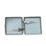 OEM ODM Customize Handmade Genuine Real Ostrich Skin Leather Luxury Classic Cigar Cigarette Case Box
