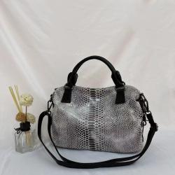 REALER 2024 OEM ODM Custom Snake Pattern Tote bags PU Leather womens Shoulder Bags Ladies Totes Hand bags luxury women handbags