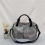 REALER 2024 OEM ODM Custom Snake Pattern Tote bags PU Leather womens Shoulder Bags Ladies Totes Hand bags luxury women handbags