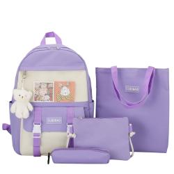 OEM Girls Lightweight Children's Backpack Bag Set Pencil Case School Bag