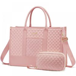 LOVEVOOK 15.6 inch Large Capacity Work Briefcase Fashion Lightweight Laptop Tote Bags for Office Women Ladies Business Handbag