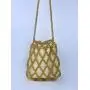 Custom Wholesale New Summer Handbag Casual Beaded Handbag Hollow Imitation Pearl High Quality Hand Woven Bag