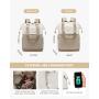 15.6 Inch Work Travel College Backpacks Purse with USB Port Waterproof Nurse Teacher Daypack Bag Laptop Backpack for Women Men
