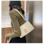 The Latest Fashionable Versatile Shoulder Bag Chain Underarm Handbag Stone Print Pu Leather Cross-body Messenger Bag