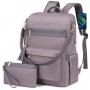 LOVEVOOK 2pcs expandable usb computer office men waterproof bags multifunction 2023 laptop travel business backpack unisex