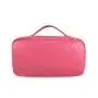 Fashion Design PU Vegan Leather Cosmetic Pouch RPET Small Makeup Bag