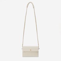 Customize Ladies Luxury PU Leather Purse And Bags Fashionable Crossbody Bags Sling Bag With Nice Gold Chain For Women