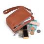 Hand Held Small Wallet With Multiple Card Slots Keychain Coin Coin Bag For Women Genuine leather with lychee pattern