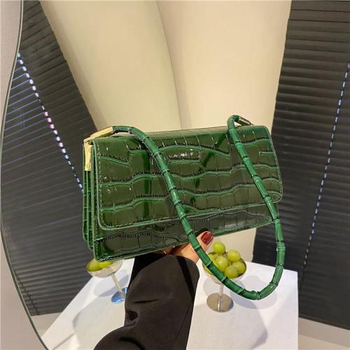 Stone Pattern Candy Color Fashion Handheld One Shoulder Crossbody Bag