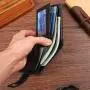 Wholesale of men's PU leather wallets Short style hot-selling card holders. Fashionable foreign trade men's money clips