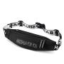 HR049 Dumpling Shaped Running Waist Bag Elastic Woven Oxford Zipper Reflective Bag Outdoor Running Waterproof Phone Storage Bag