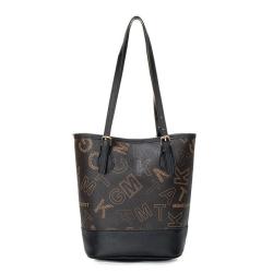 2024 New Printed Large Capacity Bucket Bag Portable Women's Fashionable Handbag with Single Strap Lady Style