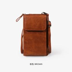2024 phone bag for women New Mini Mobile Phone & Ladies Wallet Bag Retro Zipper Small Bag with Single Strap Wholesale