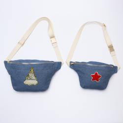 Factory Custom Crossbody Chest Bags Boys Girls Blue Jeans Waist Belt Bumbag Women Men's Bag Denim Chest Bag Fanny Pack