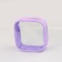 New Stock Wholesale Transparency PVC Clear Pouch 4 Pcs Set Outdoor Travel Zipper Waterproof Toiletry Clear Makeup Bag