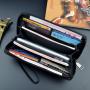 2021 New Alligator-print wallet Men's Long Zippered mobile phone bag Clutch Business card holder wallets for man