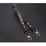 HR200 Adjustable Leather Bag Shoulder Strap Black Extension Shoulder Strap Accessory Adjustable PU Crossbody Bag Long Strap