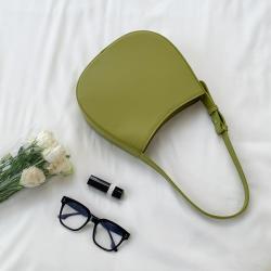2024 New Wholesale Korean Fashion Handbag Commuting Styled Simple Women Shoulder Bag PU Leather Small Underarm Bag for Women