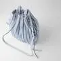 2024 Custom Wrinkle Drawstring Crossbody Bag Fashion Vegan Leather Cross Body Bucket Bags