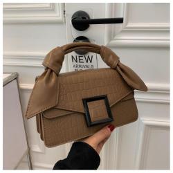 New versatile stone pattern handbag carteras para mujer 	 sac a main