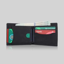 Manufacturer designer mens genuine leather wallet slim bifold wallet genuine leather plain men wallet