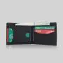 Manufacturer designer mens genuine leather wallet slim bifold wallet genuine leather plain men wallet