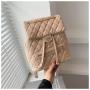 Backpack Spring New Fashion Embroidered Thread Diamond Grid Small Backpack
