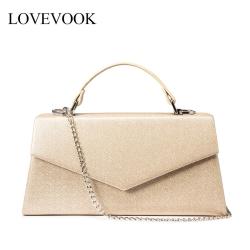 LOVEVOOK party evening bag for ladies PU leather handbags women's shoulder messenger bag fashion ladies hand bags