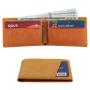 Wholesale Men's Bifold Leather Wallet Custom Slim Retro RFID Protected Card Holder Wallet for Men