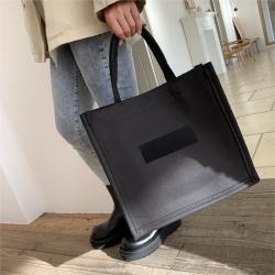 Wholesale Large Capacity Canvas Bag Women'S New Fashion Casual Shoulder Tote Bag Students Commuting Bag Class