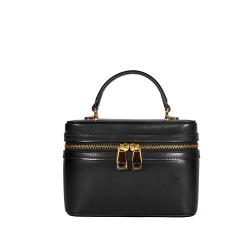 Custom Logo Box Shape Travel Bags Luxury Women Makeup Bag Vegan Pu Leather Cosmetic Bags Women Handbag