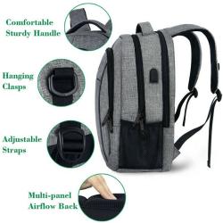 Anti-theft Bag Must-have Laptop Backpack for Travelers Comfortable and Lightweight Travel Polyester Oxford Waterproof Unisex